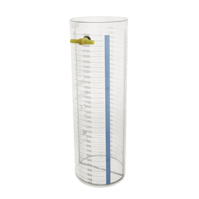 [43503-01] Amsino International, Inc. 3000cc Receptal® Reusable Canister , 8/cs