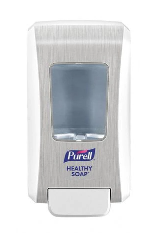 [5230-06] GOJO Industries, Inc. Soap Dispenser, 2000 ml, Push Style, White, 6/cs