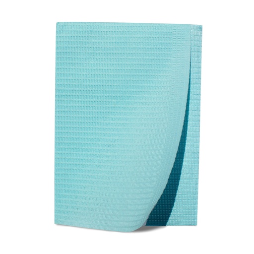 [27403-BK] Dukal Corporation Patient Bibs, 13" x 18" Blue, 125/bg, 16 bg/cs