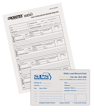 [DLC-250] Crosstex International DUAL™ Load Record Card 3" x 5" 250/pk