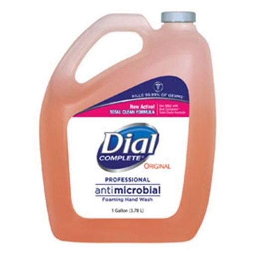 [1700015922] Dial Corporation Antimicrobial Foaming Hand Soap, 1 Gallon, 4/cs