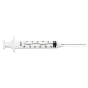 [05325] UltiMed, Inc. Syringe, Low Dead Space, 3mL, 22G x 1½", 100/bx