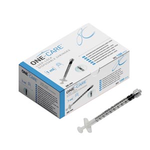 [2002] MediVena Luer-Lock Syringes, 1ml, 3-part, 100/bx