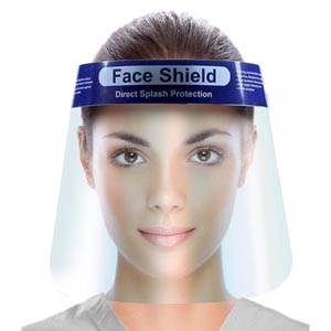 [ULM-6091] Dukal Corporation Face Shields, Full, Anti-Fog, 200/cs