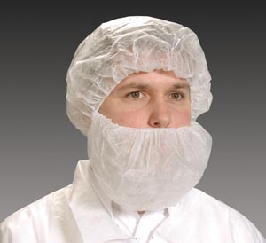 [MS-14138-8] AlphaProTech Critical Cover® Beard Cover, White, Universal, 1000/cs