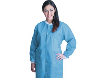 [UGC-6601-XXL] Dukal Corporation FitMe Lab Coats, XX-Large, Sky Blue, 10/bg