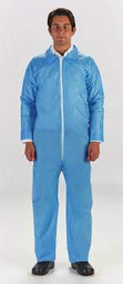 [79745] Graham Medical Coverall, X-Large, Nonwoven, Blue, 25/cs