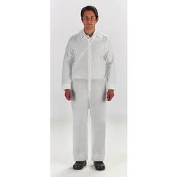 [79749] Graham Medical Coverall, X-Large, Nonwoven, White, 25/cs