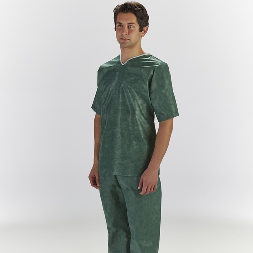 [82195] Graham Medical Scrub Pants, X-Small, Nonwoven, Green, 30/cs