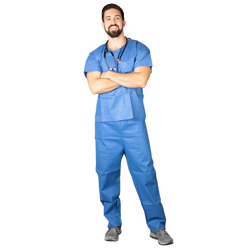 [381XL] Dukal Corporation Pants, X-Large, Blue, Non-Sterile, 10/bg, 5 bg/cs