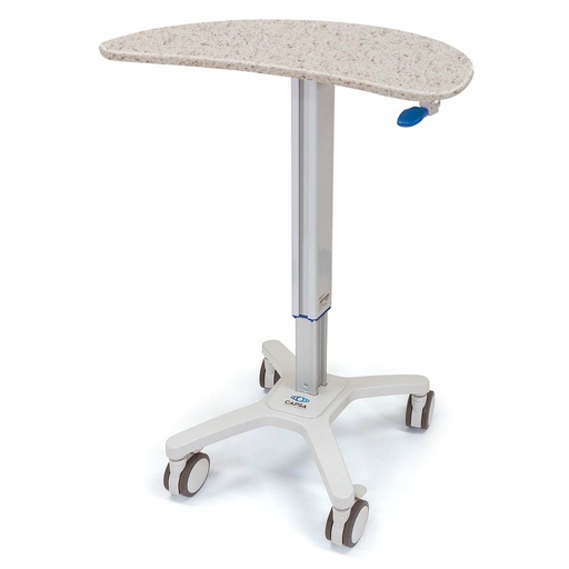 [207166-FC] Capsa Ultra-Lightweight Compact Kidney Cart, Fiber Concrete