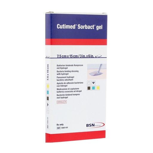 [7261113] BSN Medical/Jobst Hydrogel Dressing, 3" x 6", 10/bx