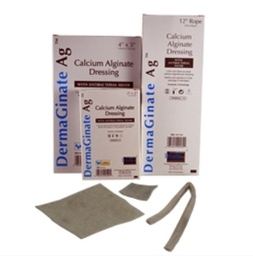 [00520E] DermaRite Industries, LLC Wound Dressing with Silver, 2&quot; x 2&quot;, 10/bx