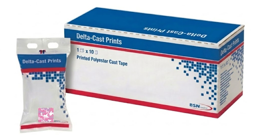 [7227340] BSN Medical/Jobst Delta-Cast Prints Cast Tape, 2" x 4 yds, Pink Camo, 10 rl/bx