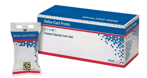 [4003] BSN Medical/Jobst Delta-Cast Prints Cast Tape, 3" x 4 yds, Camouflage, 10 rl/bx
