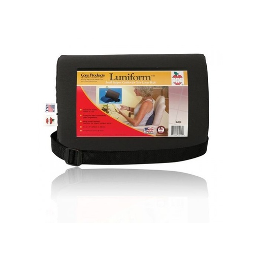 [BAK-413-BK] Core Products Luniform Support Cushion, Black, 1/ea