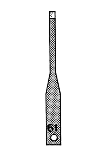 [97-1822] Sklar Instruments Mini Blade, #61, Sterile, 25/bx