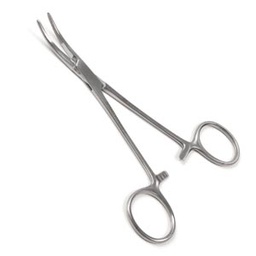 [17-2155] Sklar Instruments Kelly Forcep, Curved, 5.5&quot;