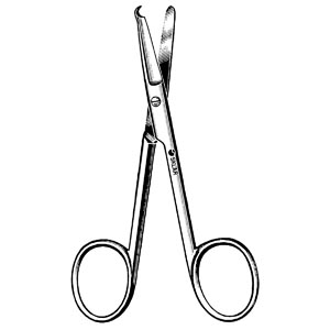 [22-2835] Sklar Instruments Spencer Stitch Scissor, 3.5"