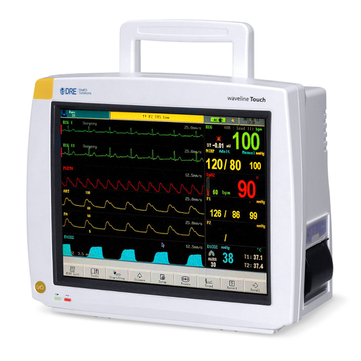 [66011B2PRS] DRE Medical Waveline Touch w/Vitals & Printer