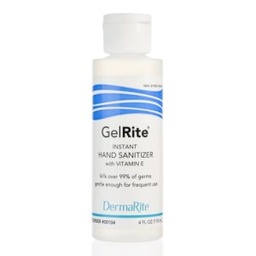 [00104] DermaRite Industries, LLC GelRite Instant Hand Sanitizer, 4oz, 24/cs