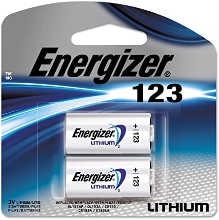 [EL123APB2] Energizer Battery, Inc. Battery, Lithium, 3V, 2/pk, 24pk/cs