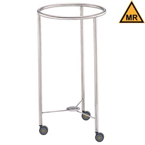 [0927772400] Blickman Industries Hamper 18" DIA Round On Casters MRI Safe