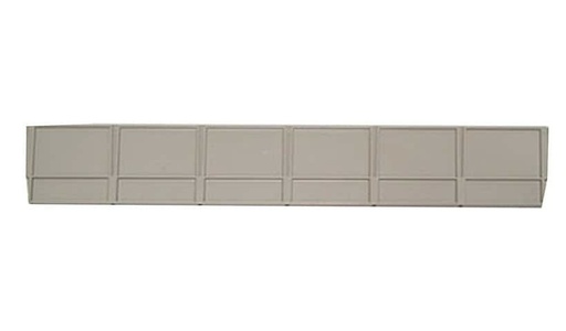 [12415K] Capsa Avalo 3 inch Plastic Vertical Drawer Divider Kit for Standard Medication Cart, Gray