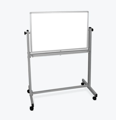 [MB3624WW] Luxor Dry Erase Magnetic Mobile White Board, 36x24, Double Sided