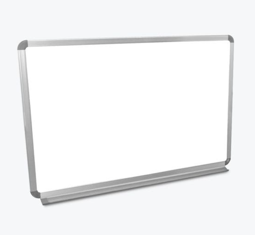 [WB3624W] Luxor Magnetic Whiteboard, Wall Mounted, 36"W x 24"H