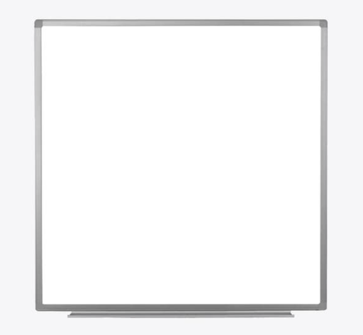 [WB4848W] Luxor Dry Erase Magnetic Wall Mount White Board, 48x48, Aluminum Frame