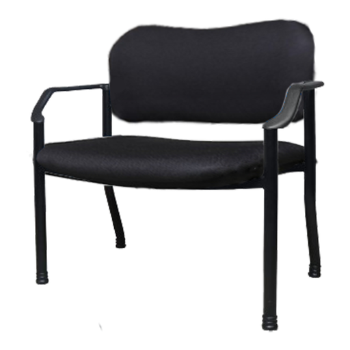 [1051131025] Blickman Industries Room Chair, Vinyl w/Arms, Bariatric