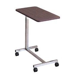 [C11610] Cardinal Health Overbed Table, H-Base, Walnut, 15.25&quot; x 26.38&quot; 