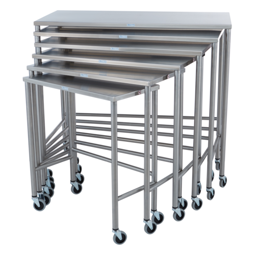 [0137821000] Blickman Industries Nested Tables, Set of 6