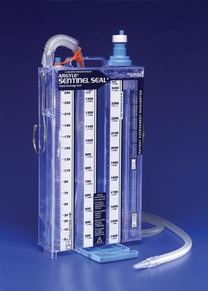 [8888571513] Cardinal Health Dual Drain Chest Drainage Unit, Sterile