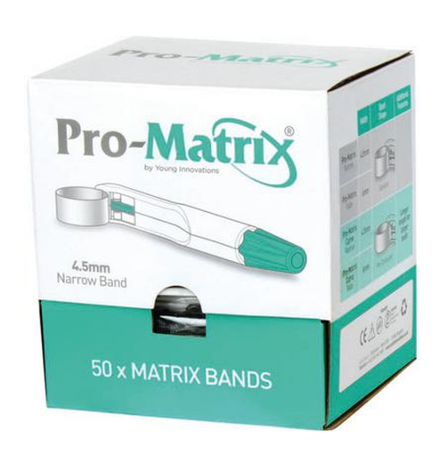 [19000] Young Dental Manufacturing Matrix Band, Disposable, Wide, 4.5mm