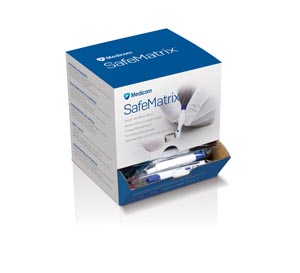 [30045] Medicom, Inc. Matrix Band, Disposable, Wide, 6mm, Blue, 50 bands/bx