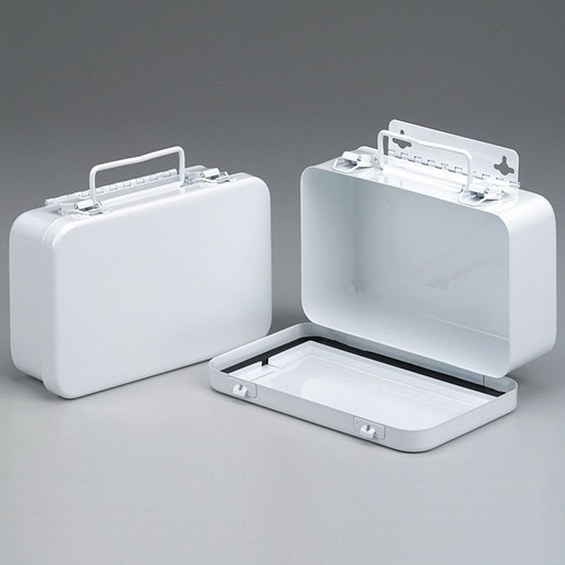[M5017] First Aid Only Weatherproof Horizontal Metal Case with Gasket & Handle Hanger, 10/Unit