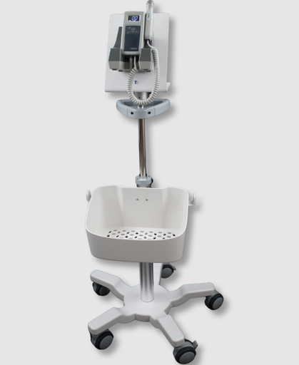 [STND-121] Newman Medical Roll Stand with Basket, for Digidop 330 & 770 Models Only