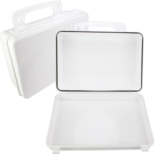 [91091] First Aid Only Weatherproof Polypropylene Plastic Case with Gasket & Handle Hanger, 10/Unit