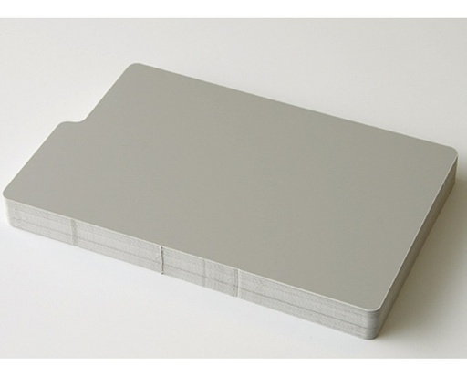 [11-58605] Capsa Avalo 5.75 inch x 9.38 inch Plastic Patient Divider, Gray, 25/Pack