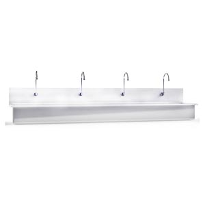 [1317881001] Blickman Industries Windsor Scrub Sink, (4) Place, Infrared Water Control