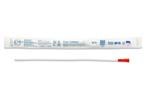 [M16] Convatec Cure Catheter Uncoated, 16" Straight Tip, 16FR