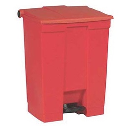 [17700145] Bunzl Distribution Midcentral, Inc. 6145 Step-on Waste Container, 18 Gallon, Red