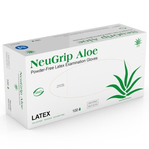 [MG1014] Medgluv, Inc. NeuGrip Exam Glove, Aloe, X-Large, Powder-Free, Latex, Non-Sterile