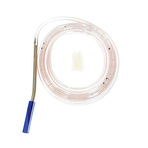 [SU130-0525] Cardinal Health Round Silicone Drains with Trocar, 19FR, 1/4, Center Perforation