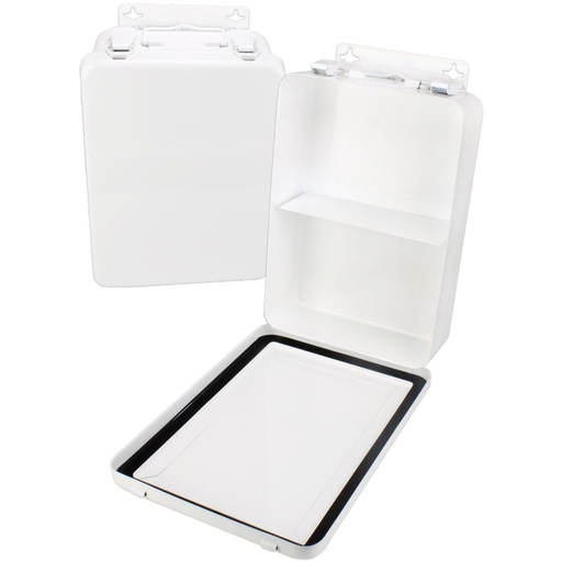 [M5018] First Aid Only Weatherproof Vertical Metal Case with Gasket & Handle Hanger, 16/Unit