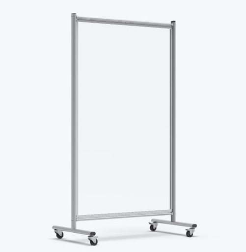 [MD4072W] Luxor Dry Erase Magnetic Mobile Room Divider White Board, 40x72, Double Sided