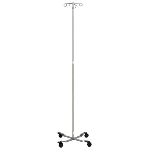 [0561305401] Blickman Industries IV Stand, Economy, 4 Hook, Secure Grip Hooks, Wall Saver Base