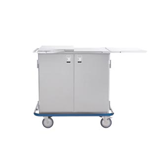[2293332E00] Blickman Industries Multi Purpose Case Cart 42"W x 40 1/2"H x 29"D, (2) Ext Shelves